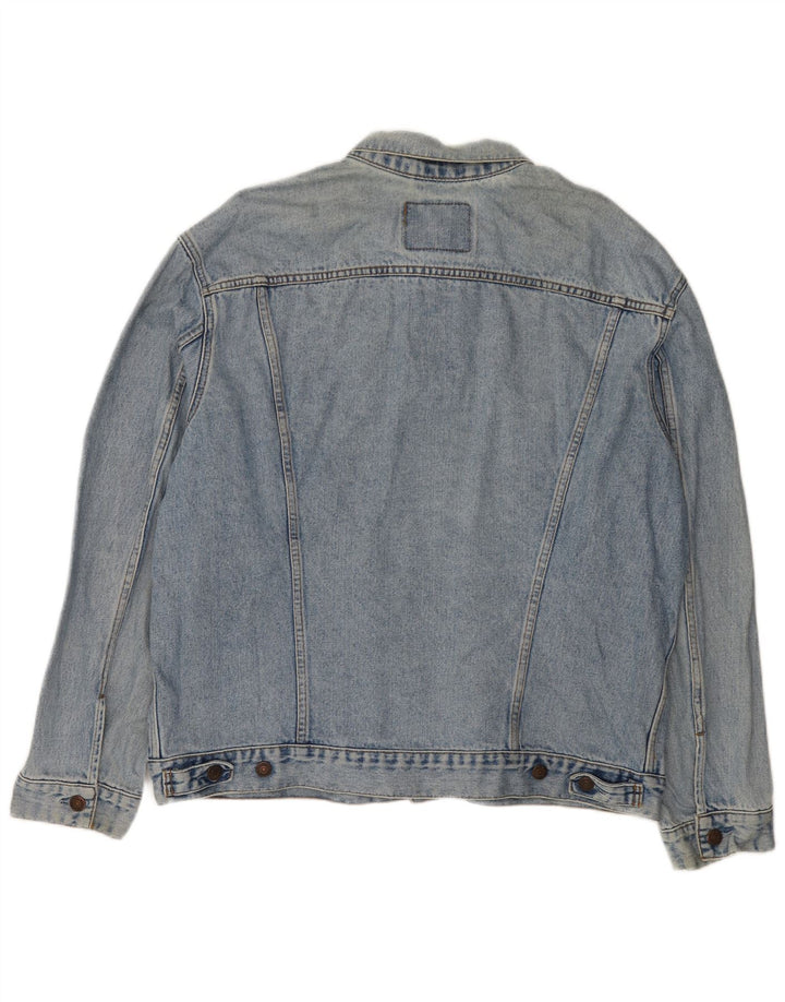Levi's Mens Denim Jacket UK 44 2XL Blue Cotton