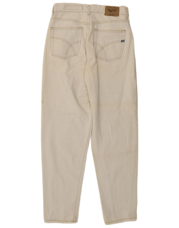 Gas Mens Tapered Jeans W32 L30 White Cotton