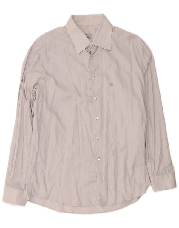 Renato Balestra Mens Shirt Size 44 17 1/2 XL Grey Cotton