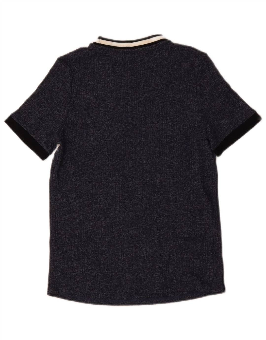Marks & Spencer Womens T-Shirt Top UK 14 Medium Navy Blue Flecked