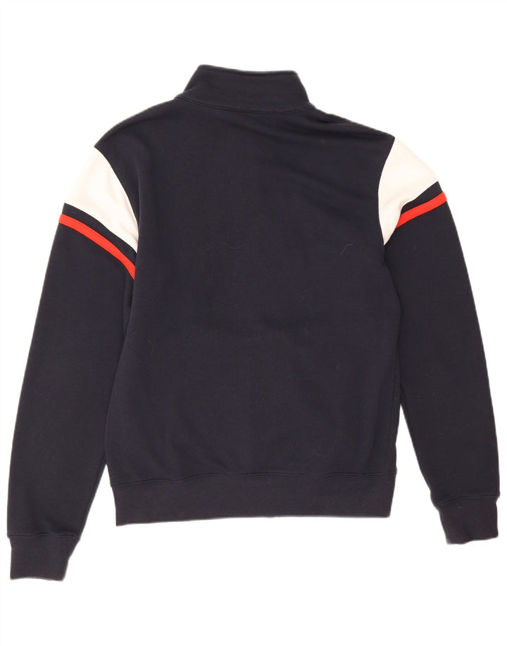 Champion Mens Tracksuit Top Jacket Medium Black Colourblock Cotton