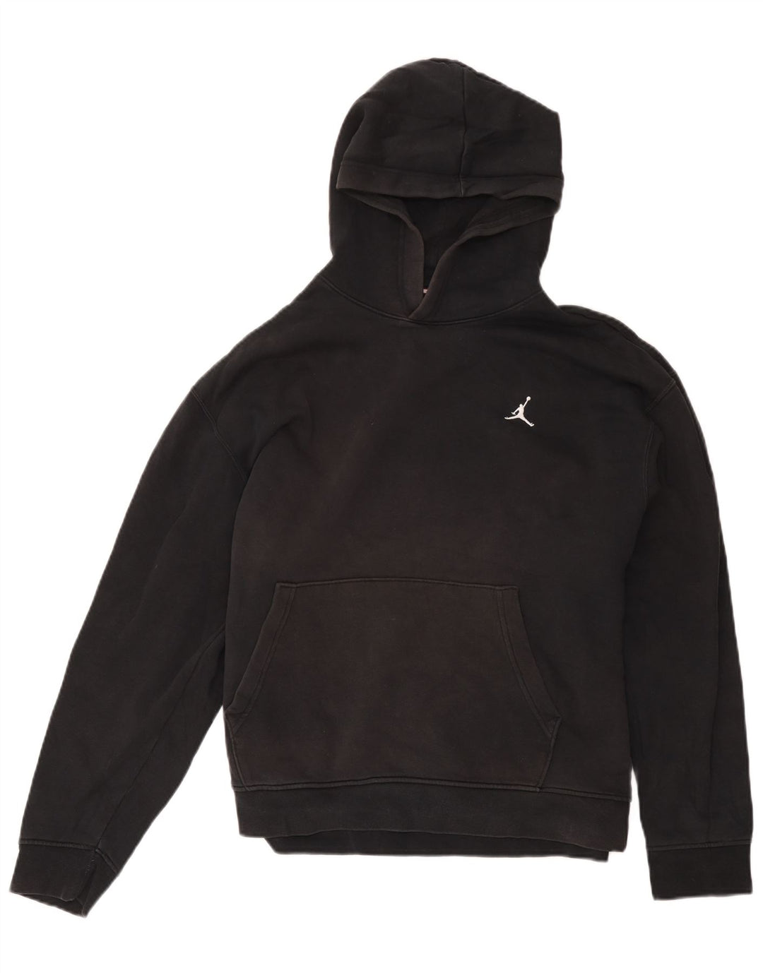 Jordan Mens Hoodie Jumper Large Black Cotton