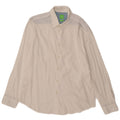 Hugo Boss Mens Modern Fit Shirt XL White Cotton