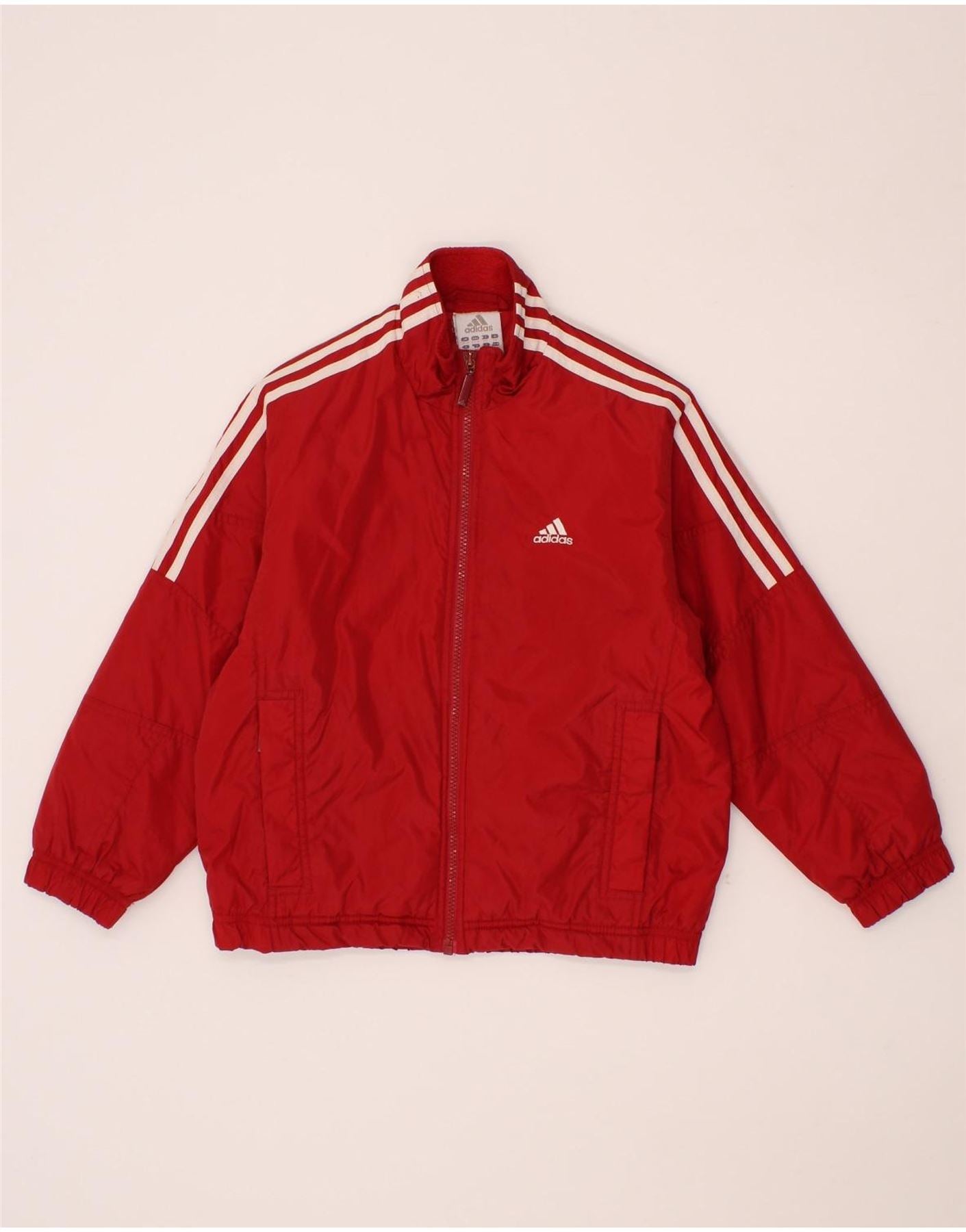 Adidas orders red bomber jacket