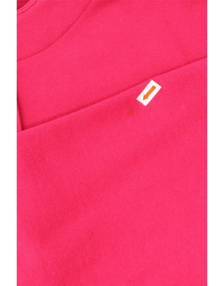 Benetton Womens Sweatshirt Jumper UK 14 Medium Pink
