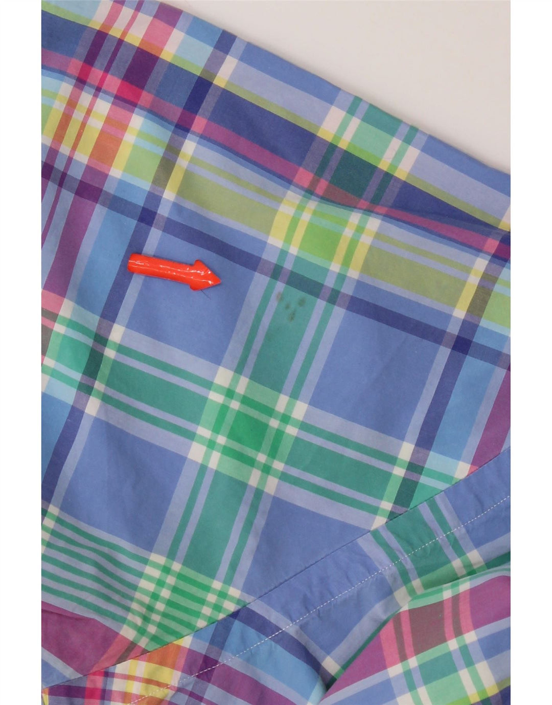 Ralph Lauren Mens Short Sleeve Shirt Large Blue Check