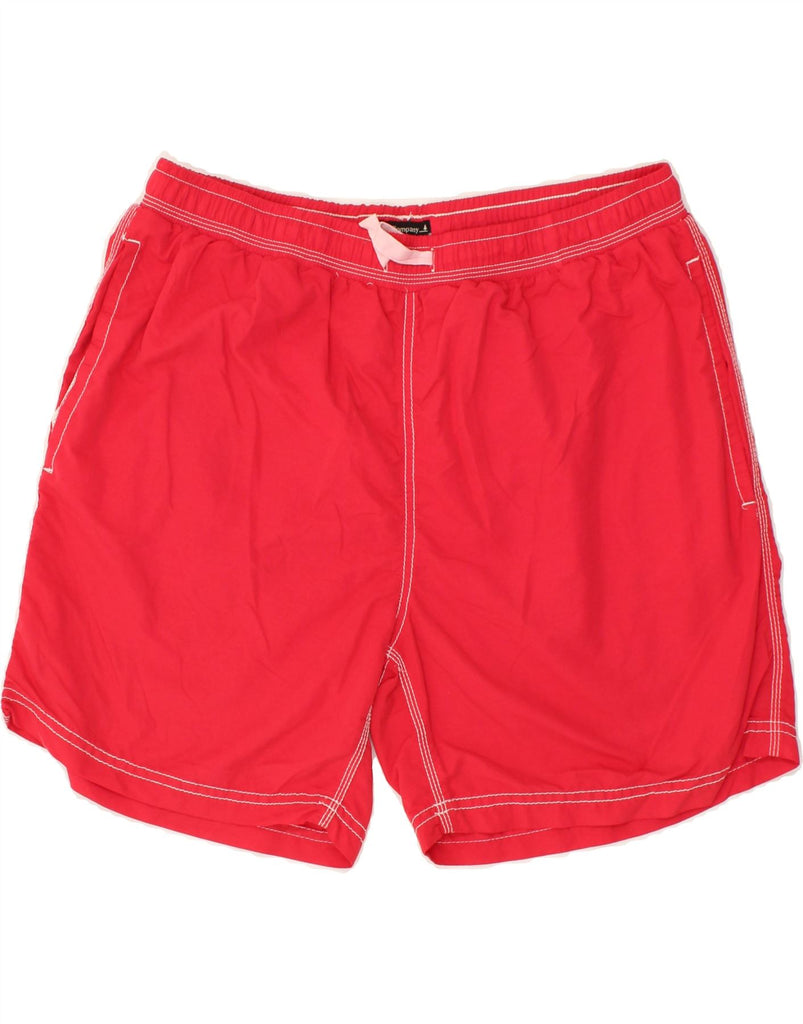 BEST COMPANY Mens Sport Shorts Large Red | Vintage Best Company | Thrift | Second-Hand Best Company | Used Clothing | Messina Hembry 