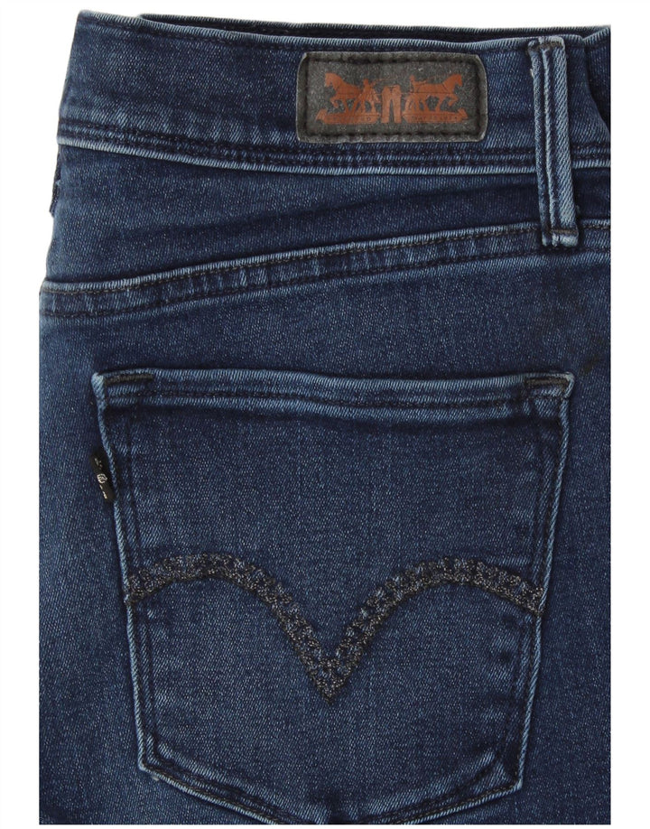 LEVI'S Womens Straight Jeans W32 L30 Navy Blue