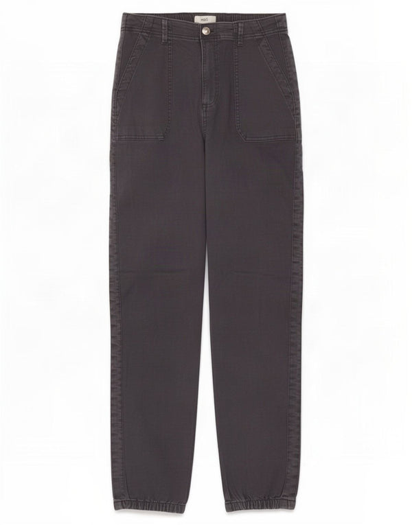 Marks & Spencer Womens Joggers Chino Trousers UK 14 Large W32 L31 Grey