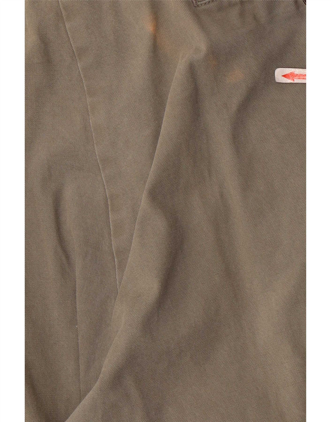 Marks & Spencer Mens Pegged Suit Trousers W40 L31 Khaki Cotton