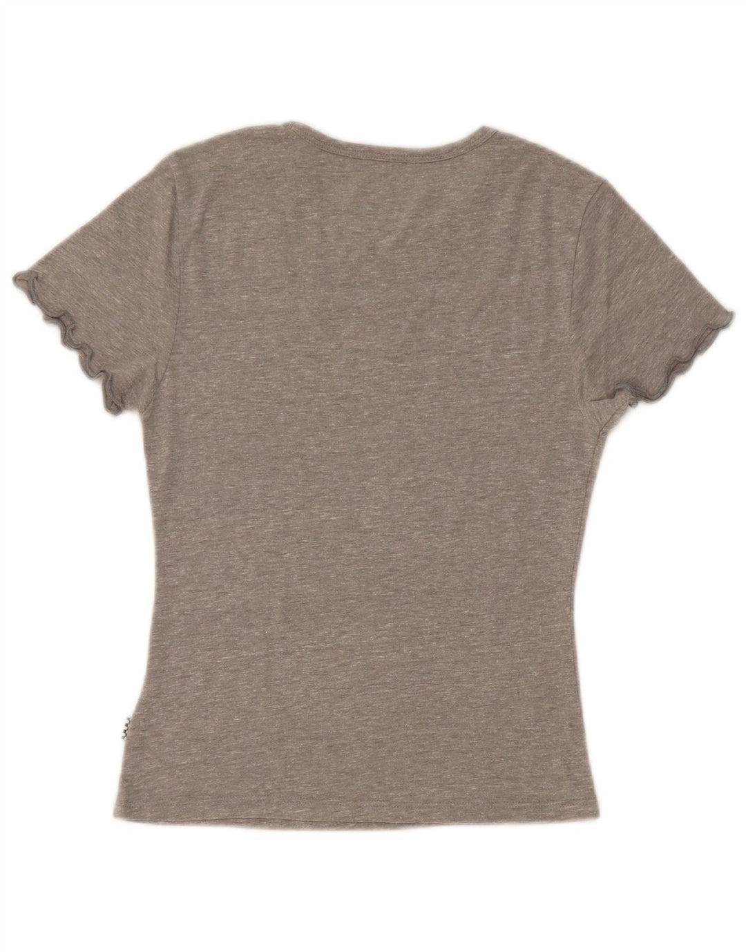 VANS Womens T-Shirt Top UK 4 XS Grey Flecked
