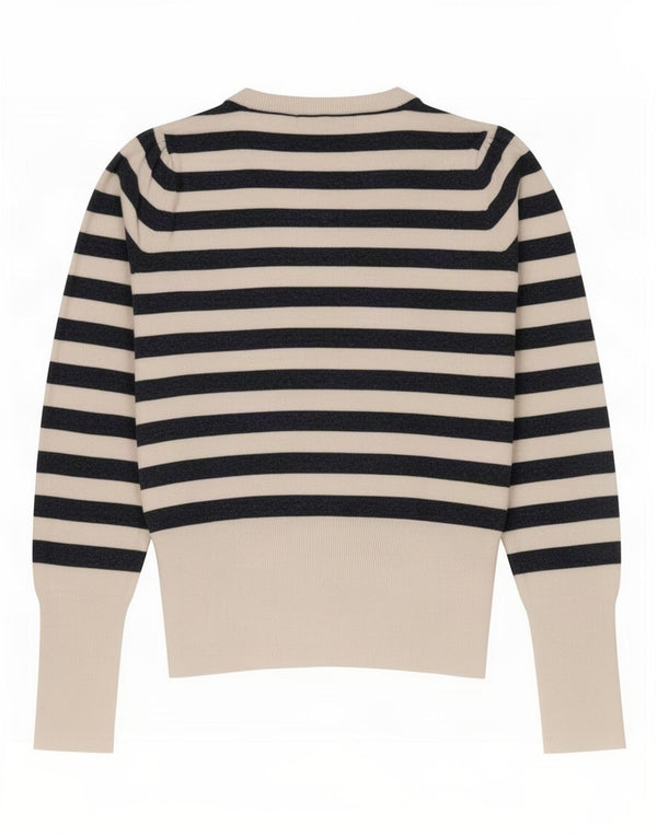 Marks & Spencer Womens Boat Neck Jumper Sweater UK 10 Small Off White
