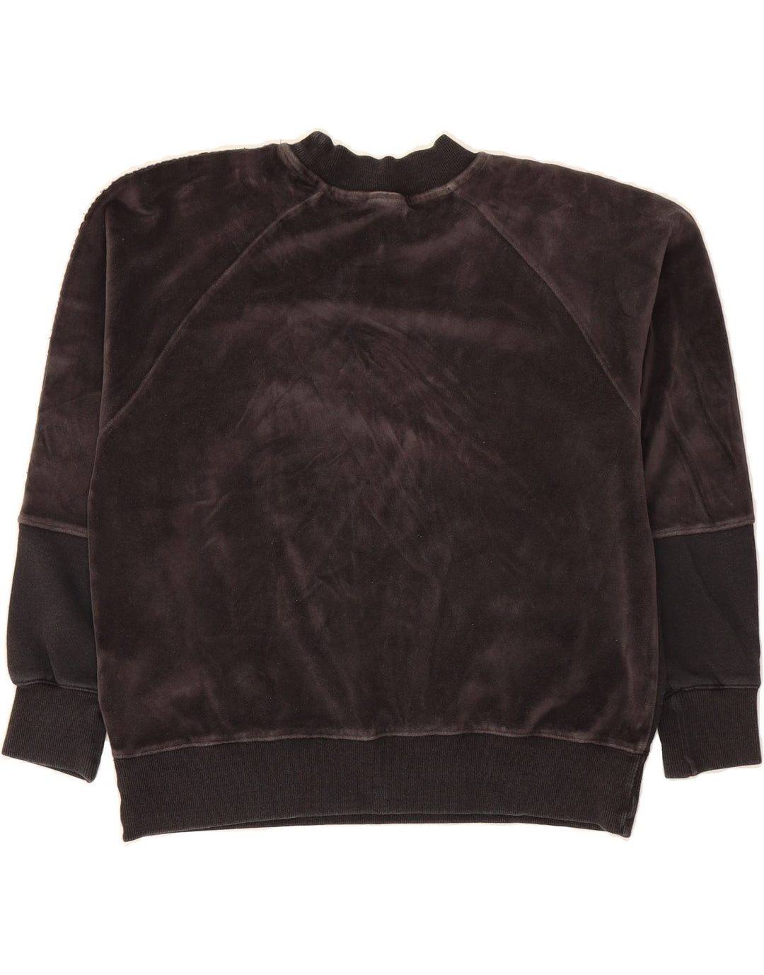 CHAMPION Womens Oversized Sweatshirt Jumper UK 10 Small Black Colourblock Vintage Champion and Second-Hand Champion from Messina Hembry 