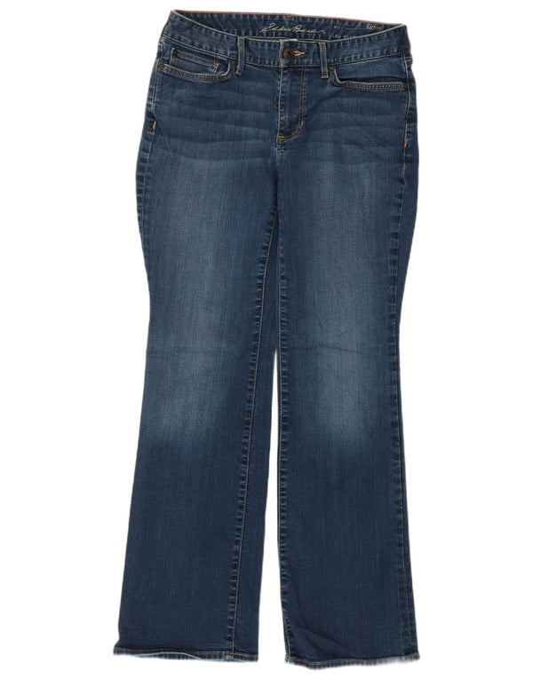 Eddie Bauer Womens Curvy Bootcut Jeans US 6 Medium W28 L30 Blue Cotton