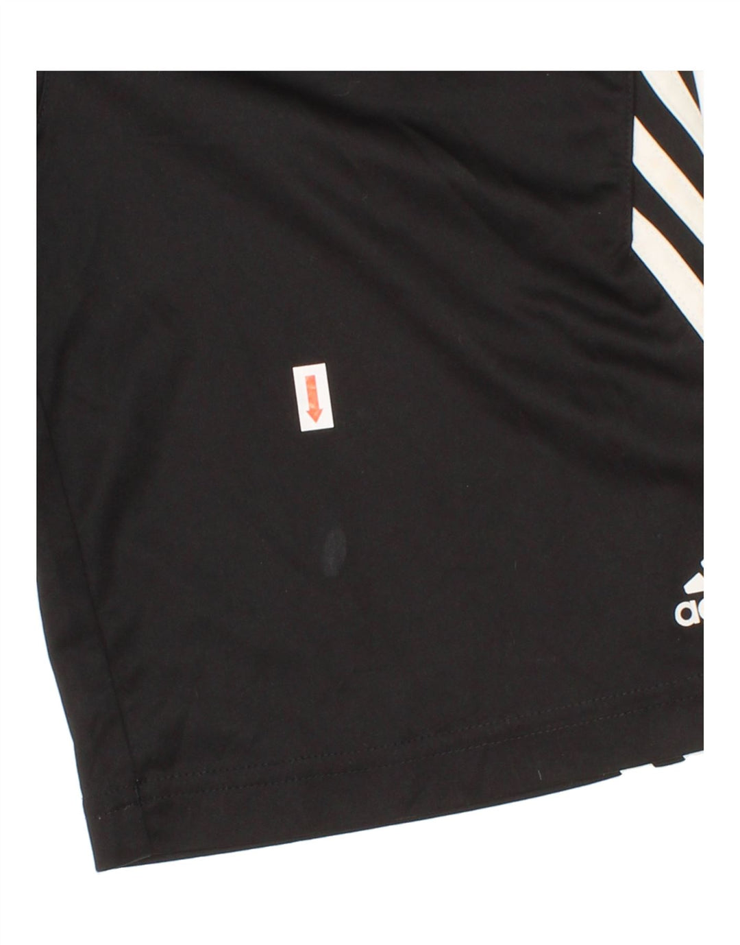 ADIDAS Boys Sport Shorts 7-8 Years Small Black Colourblock Polyester