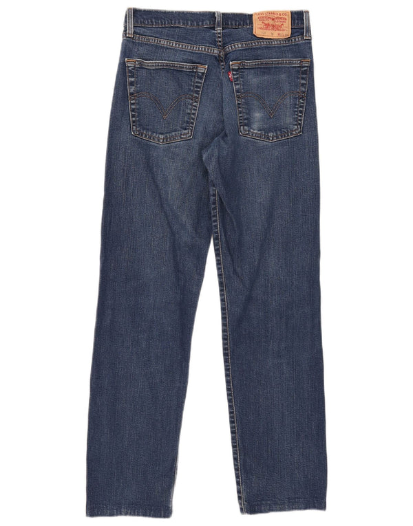 Levi's Mens 521 Straight Jeans W33 L29 Blue Cotton