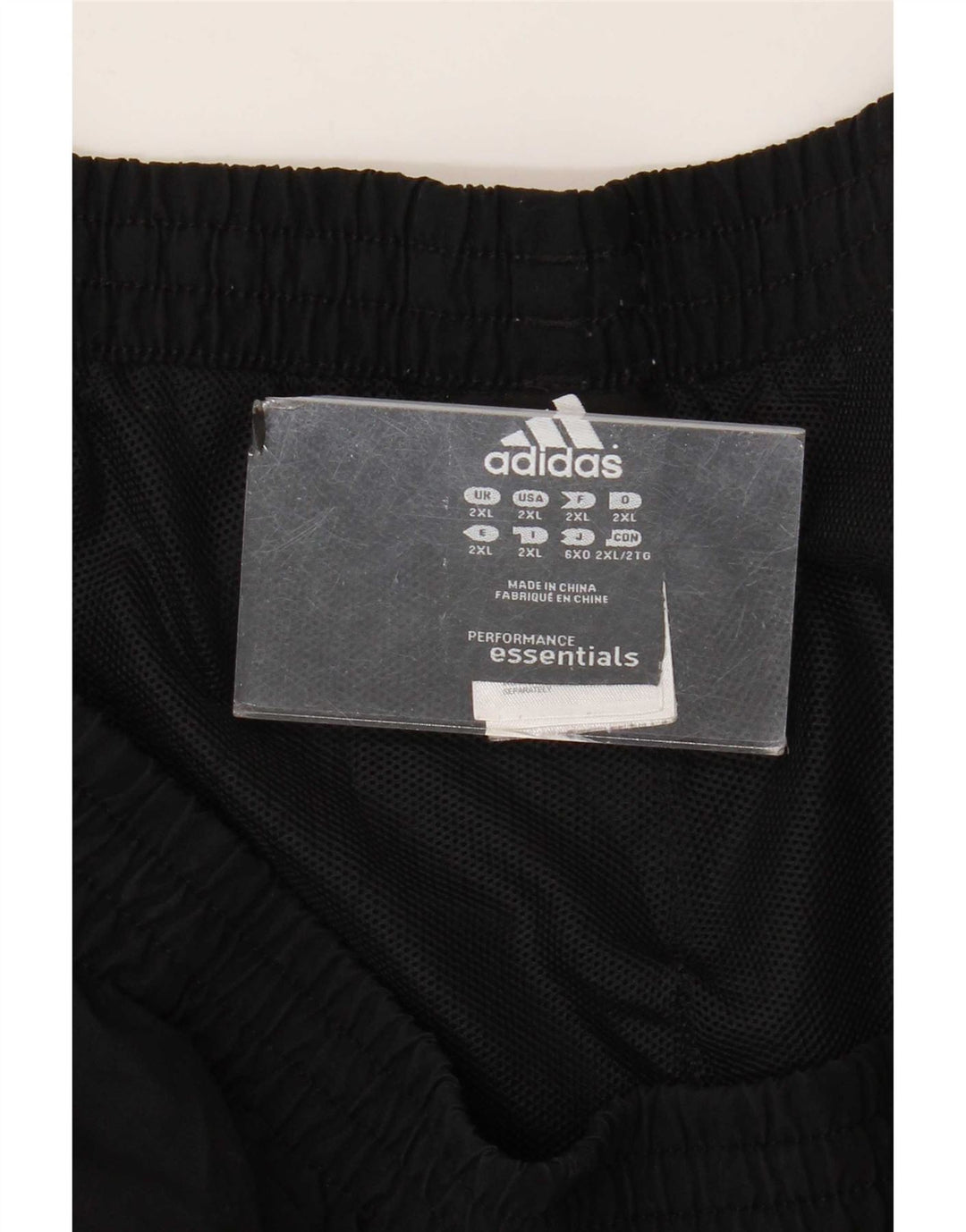 Adidas Mens Sport Shorts 2XL Black Polyester