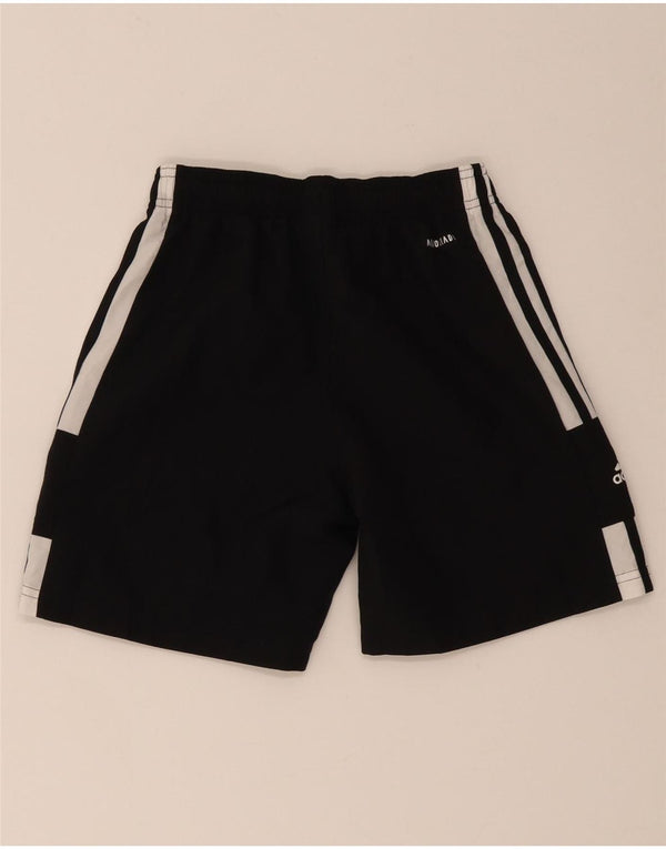 Adidas Boys Graphic Sport Shorts 11-12 Years Black Colourblock Polyester