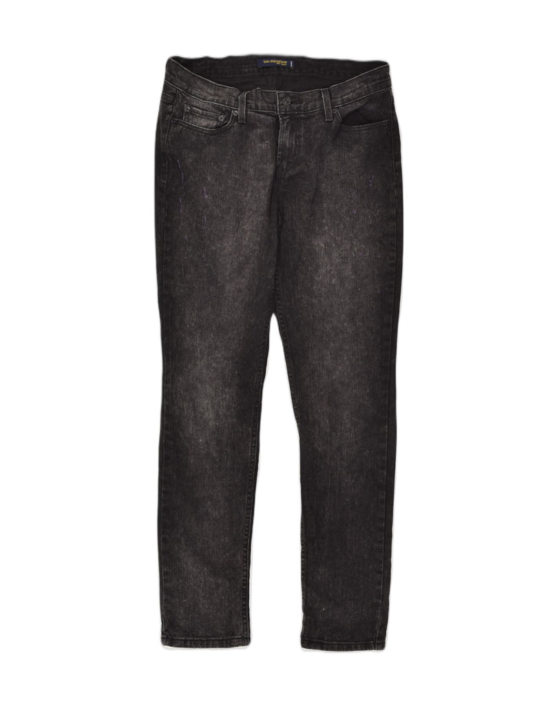 LEVI'S Womens 524 Super Low Slim Jeans UK 11 Large W34 L33  Black Cotton | Vintage Levi's | Thrift | Second-Hand Levi's | Used Clothing | Messina Hembry 
