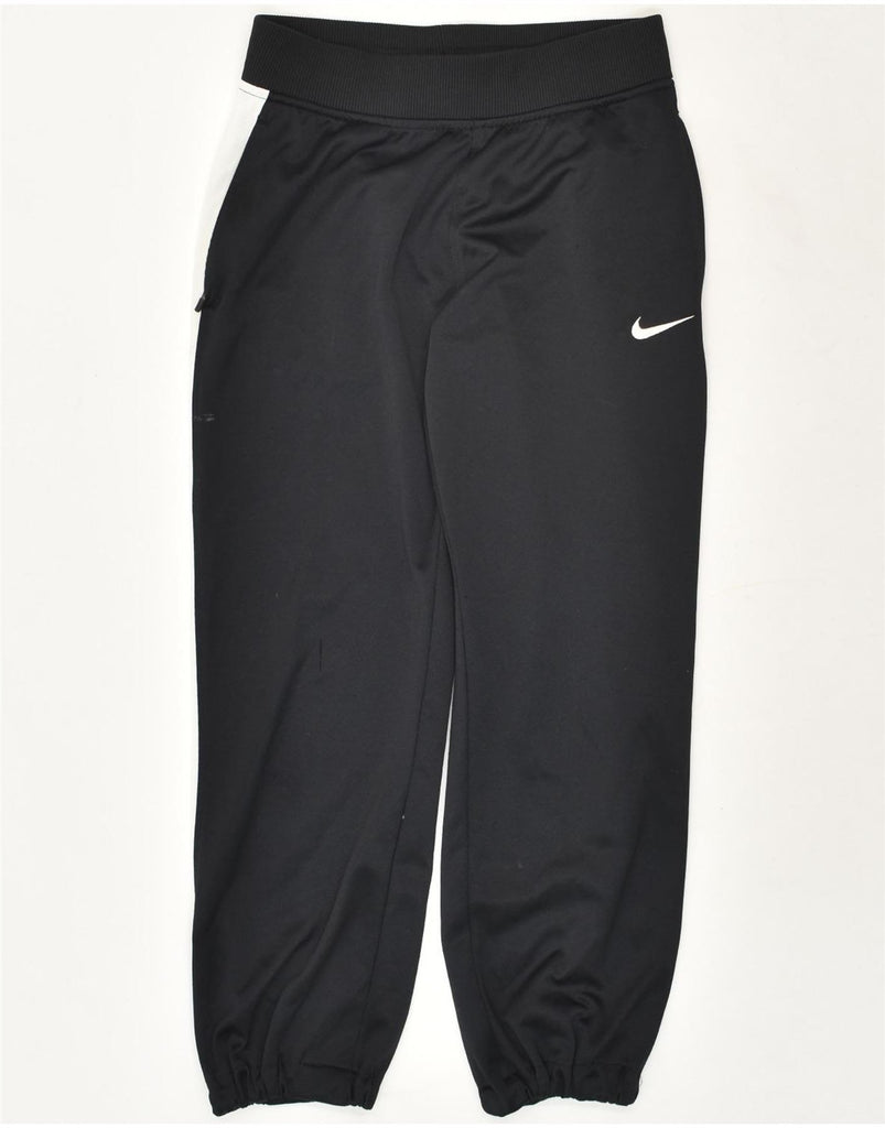 NIKE Mens Dri Fit Tracksuit Trousers Joggers Small Black Colourblock | Vintage Nike | Thrift | Second-Hand Nike | Used Clothing | Messina Hembry 