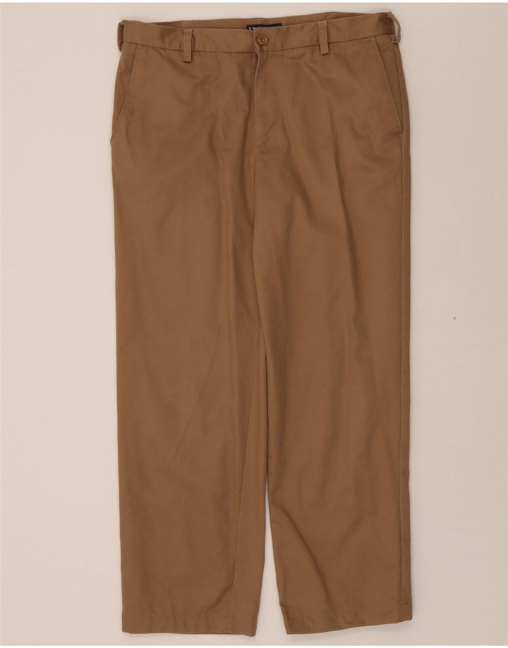 IZOD Mens Straight Chino Trousers W34 L29 Beige Cotton Vintage Izod and Second-Hand Izod from Messina Hembry 