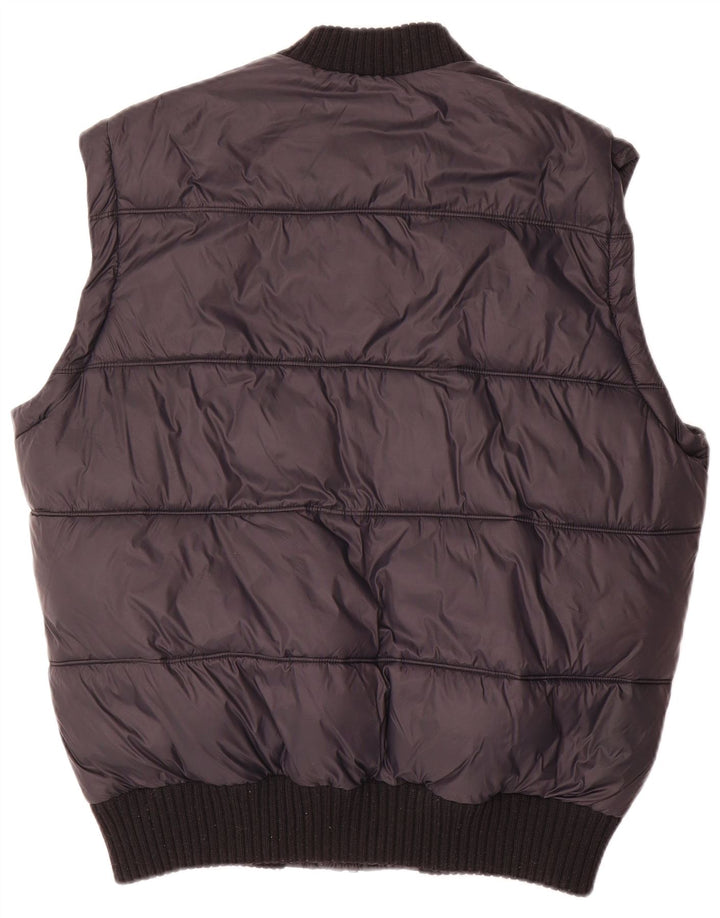 Esprit Mens Padded Gilet UK 40 Large Black Polyester
