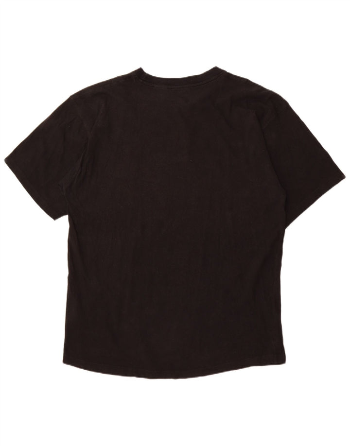 FILA Mens Graphic T-Shirt Top XL Black