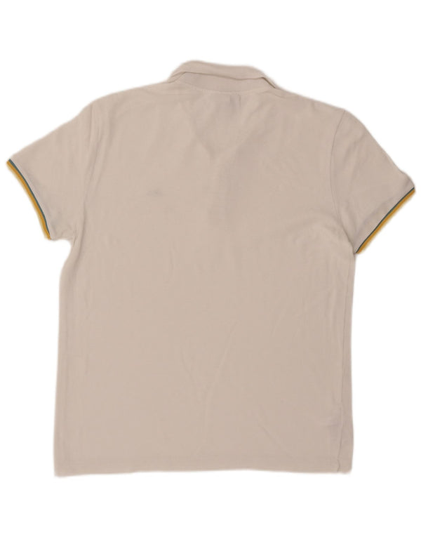 Lacoste Mens Slim Fit Polo Shirt Size 5 Large White Cotton