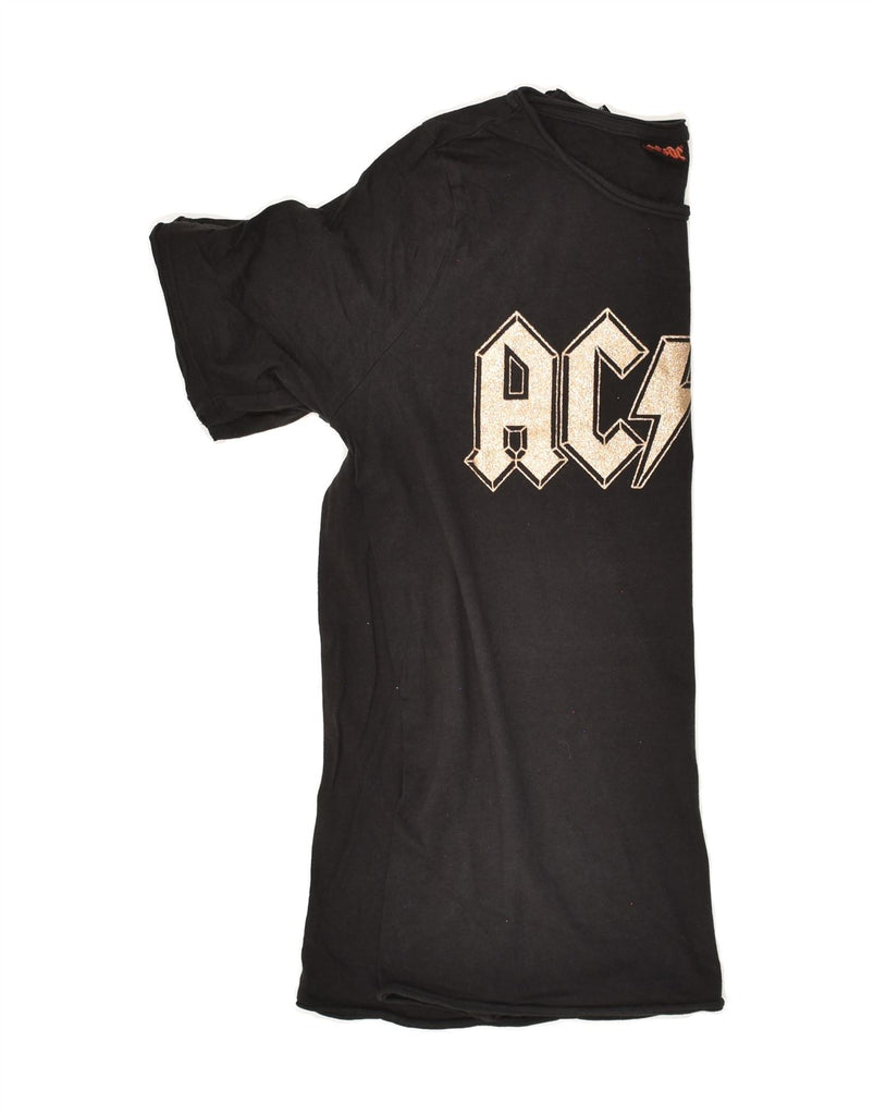 VINTAGE Mens AC DC Graphic T-Shirt Top XS Black Cotton | Vintage Vintage | Thrift | Second-Hand Vintage | Used Clothing | Messina Hembry 