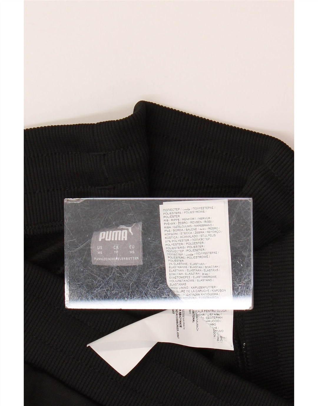 PUMA Mens Tracksuit Trousers Joggers XS Black Polyester
