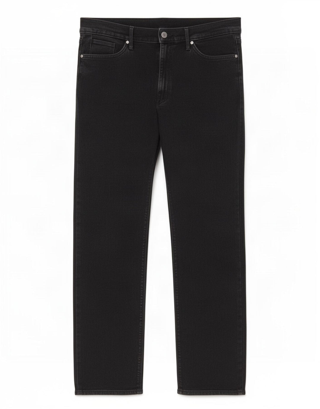 Marks & Spencer Mens Straight Jeans W36 L31 Black Cotton