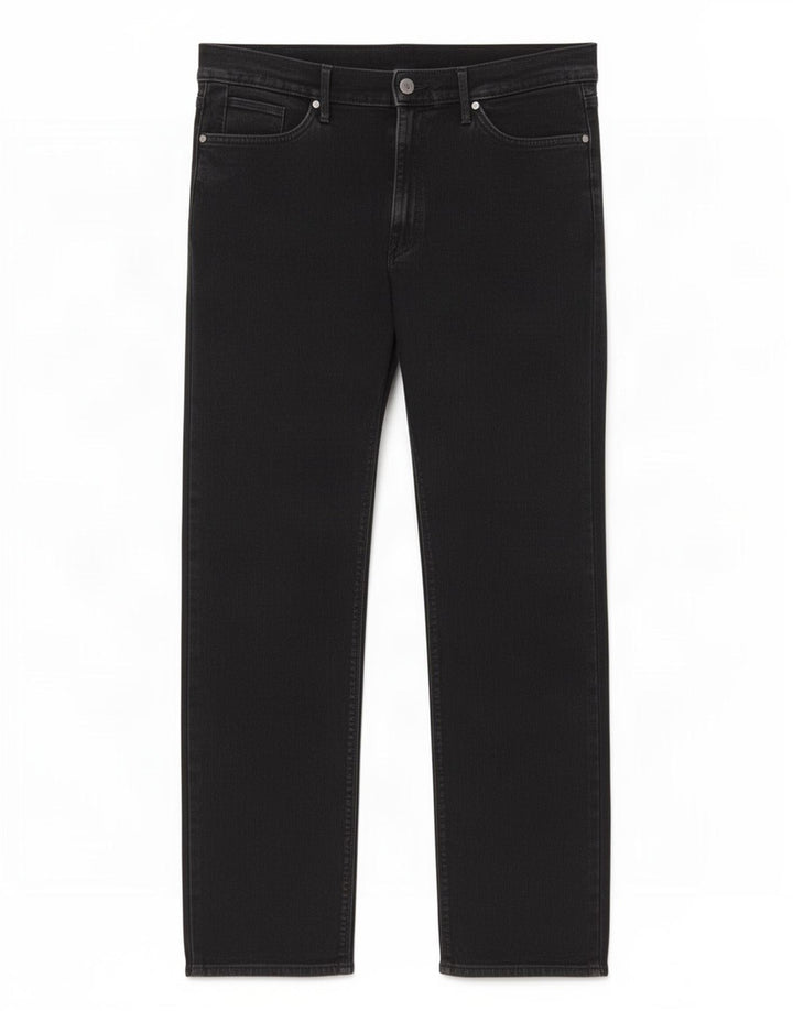 Marks & Spencer Mens Straight Jeans W36 L31 Black Cotton