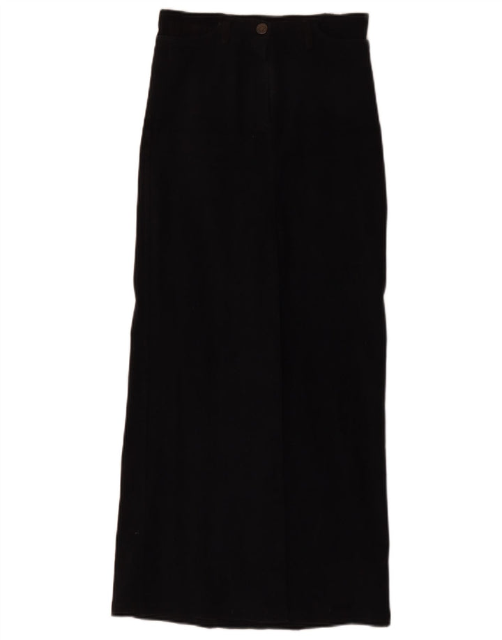 Charro Womens Maxi Corduroy Skirt IT 42 Medium W26 Black Cotton