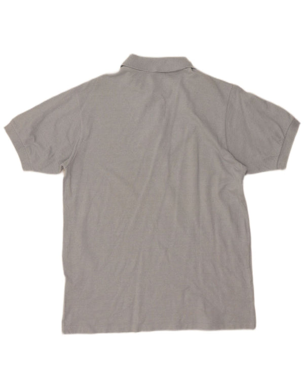 Lacoste Mens Polo Shirt Size 4 Medium Blue Cotton