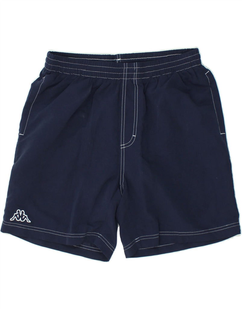 KAPPA Mens Sport Shorts Large Navy Blue Polyester | Vintage Kappa | Thrift | Second-Hand Kappa | Used Clothing | Messina Hembry 