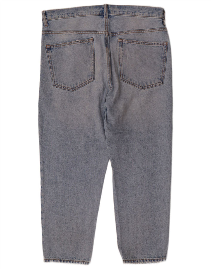 ZARA Mens Cropped Jeans EU 42 Large W32 L24 Blue