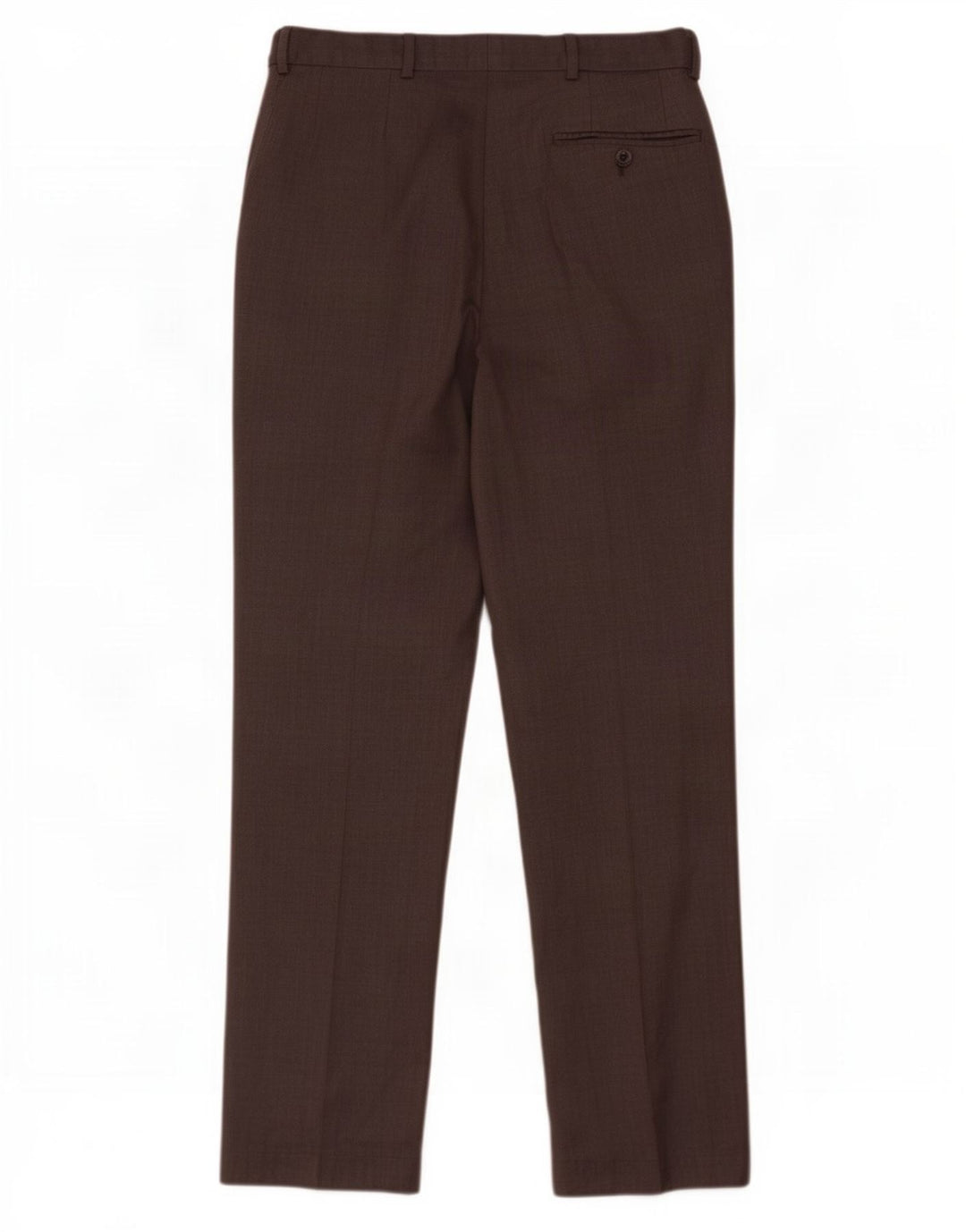 Marks & Spencer Mens Straight Suit Trousers W30 L30 Grey Wool