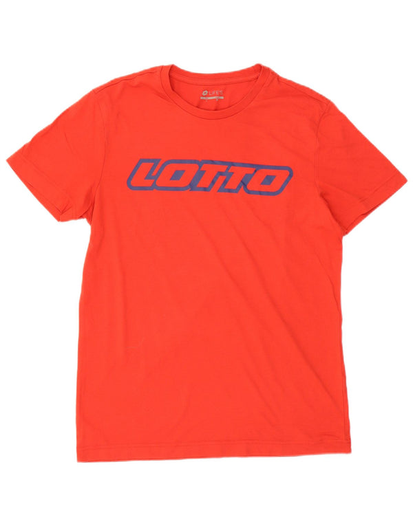 Lotto Mens Graphic T-Shirt Top Medium Red