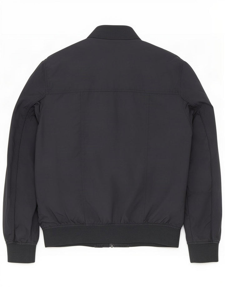 Americanino Mens Bomber Jacket UK 36 Small Navy Blue Polyamide