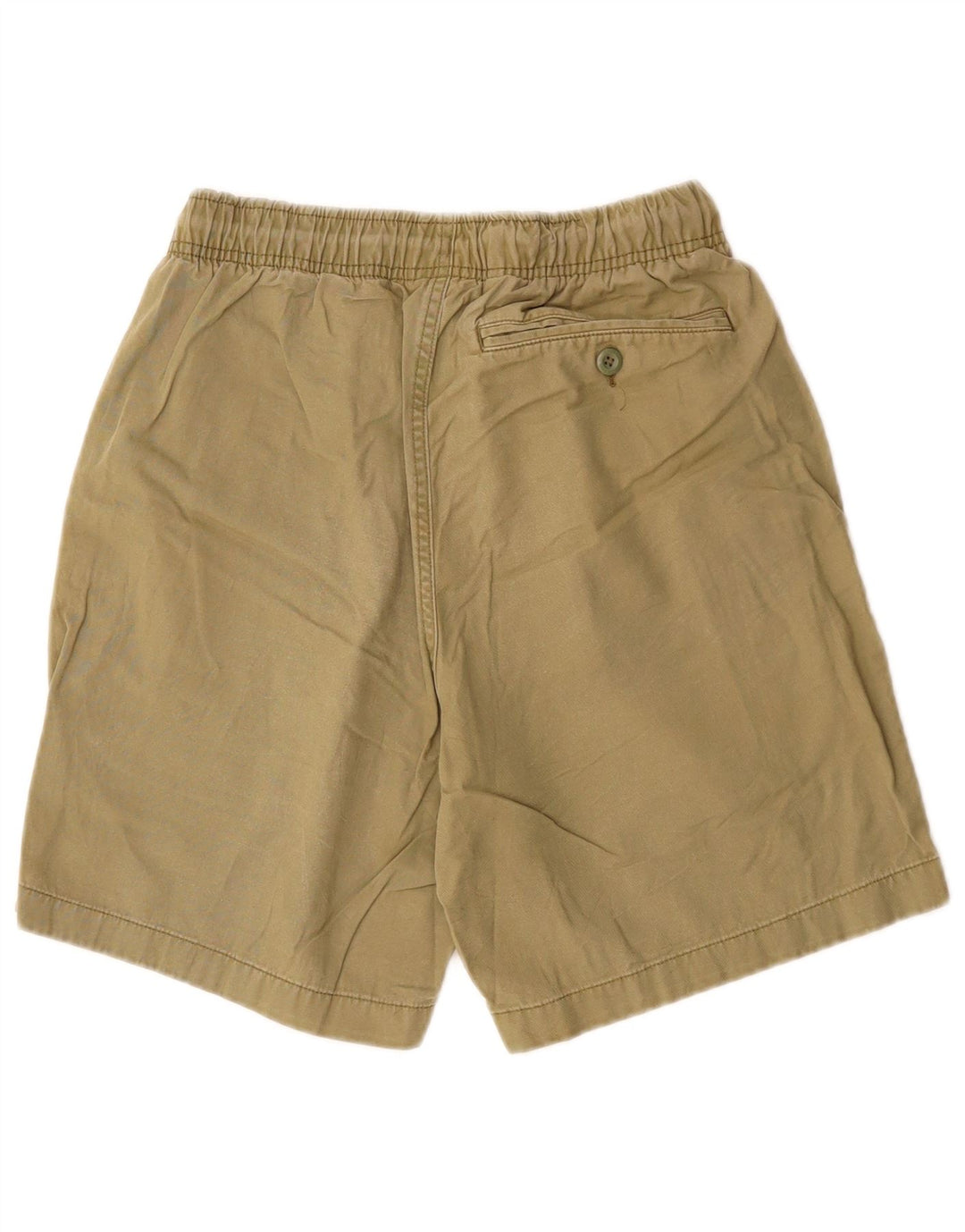 L.L.Bean Mens Classic Fit Shorts Small W27 Khaki Cotton