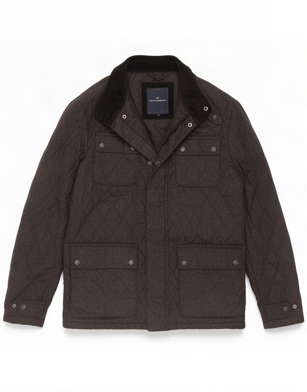 Marks & Spencer Mens Blue Harbour Quilted Jacket UK 38 Medium Grey