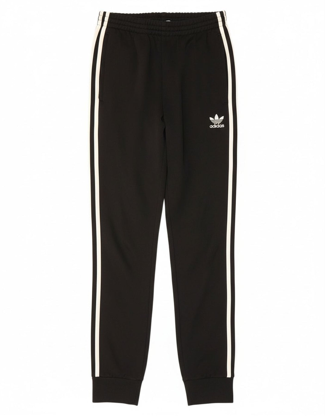 Adidas Mens Tracksuit Trousers Joggers Small Black Polyester