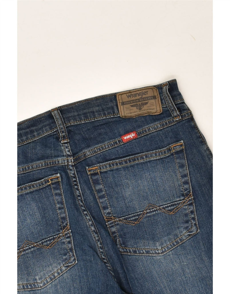 WRANGLER Mens Straight Slim Jeans W32 L34  Blue Cotton | Vintage Wrangler | Thrift | Second-Hand Wrangler | Used Clothing | Messina Hembry 