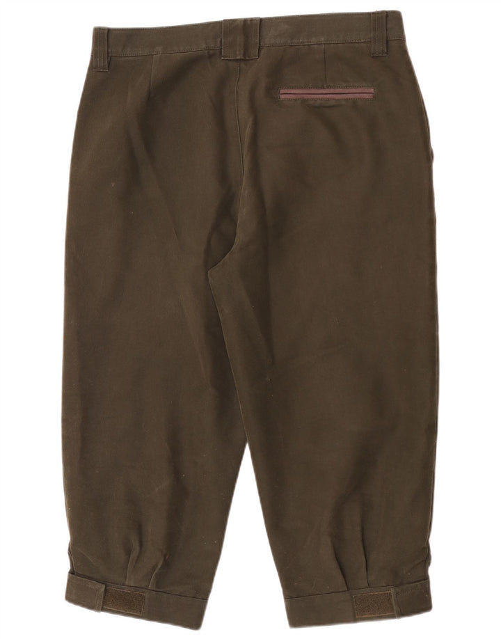 Musto Mens Riding Capri Trousers EU 50 Large W34 L21 Khaki Polyester