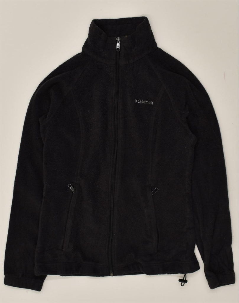 COLUMBIA Mens Fleece Jacket UK 36 Small Black Polyester | Vintage Columbia | Thrift | Second-Hand Columbia | Used Clothing | Messina Hembry 