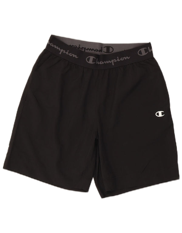 Champion Mens Graphic Sport Shorts Medium  Black Polyester