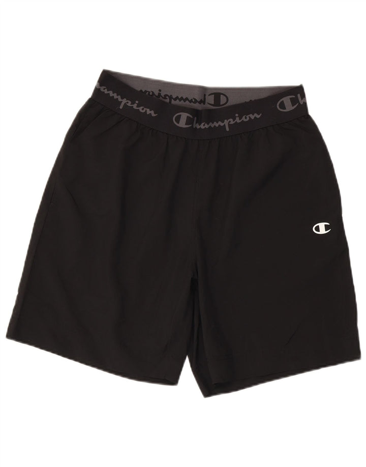 Champion Mens Graphic Sport Shorts Medium  Black Polyester