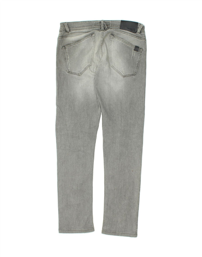 TRUSSARDI Mens Slim Jeans W33 L31 Grey Cotton Vintage Trussardi and Second-Hand Trussardi from Messina Hembry 