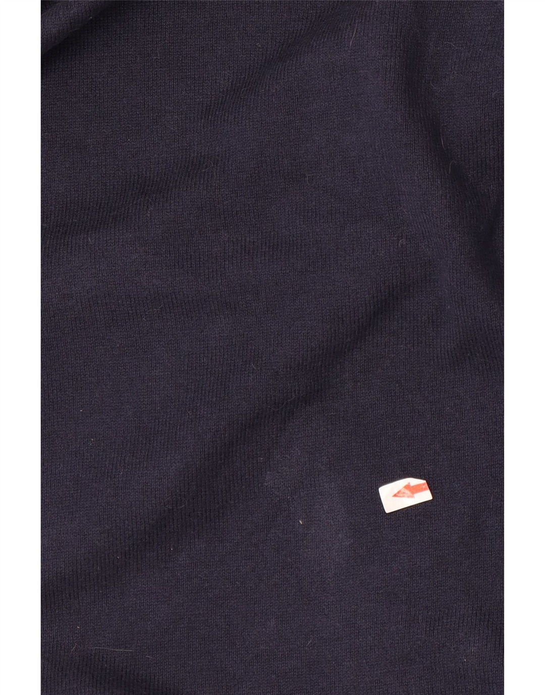 Eddie Bauer Mens V-Neck Jumper Sweater Medium Navy Blue Cotton