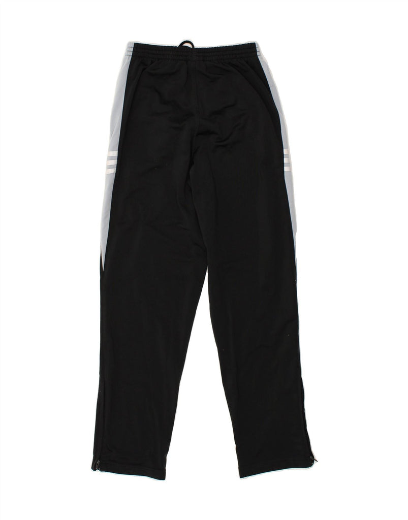 ADIDAS Boys Tracksuit Trousers 11-12 Years Black Colourblock Polyester | Vintage Adidas | Thrift | Second-Hand Adidas | Used Clothing | Messina Hembry 